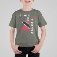 Trinidad and Tobago Flag T Shirt For Kid Trini Trinidadian Proud - Wonder Print Shop