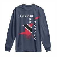 Trinidad and Tobago Flag Long Sleeve Shirt Trini Trinidadian Proud - Wonder Print Shop