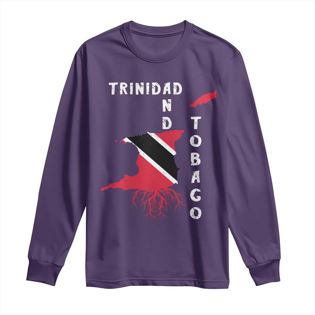 Trinidad and Tobago Flag Long Sleeve Shirt Trini Trinidadian Proud - Wonder Print Shop