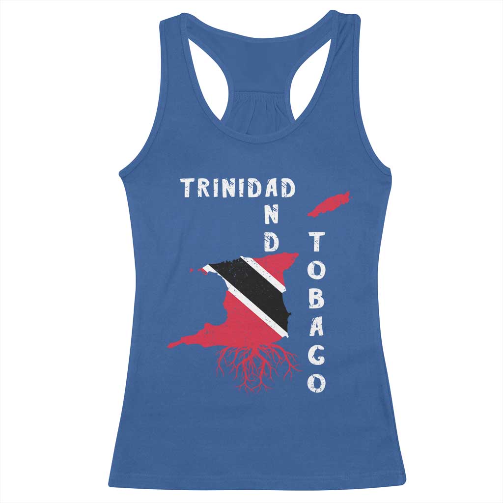 Trinidad and Tobago Flag Racerback Tank Top Trini Trinidadian Proud - Wonder Print Shop
