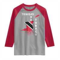Trinidad and Tobago Flag Raglan Shirt Trini Trinidadian Proud - Wonder Print Shop