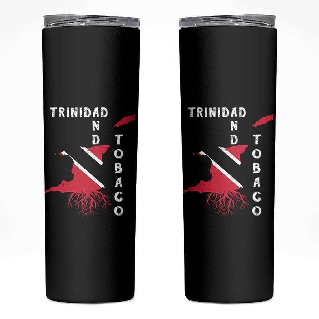 Trinidad and Tobago Flag Skinny Tumbler Trini Trinidadian Proud - Wonder Print Shop