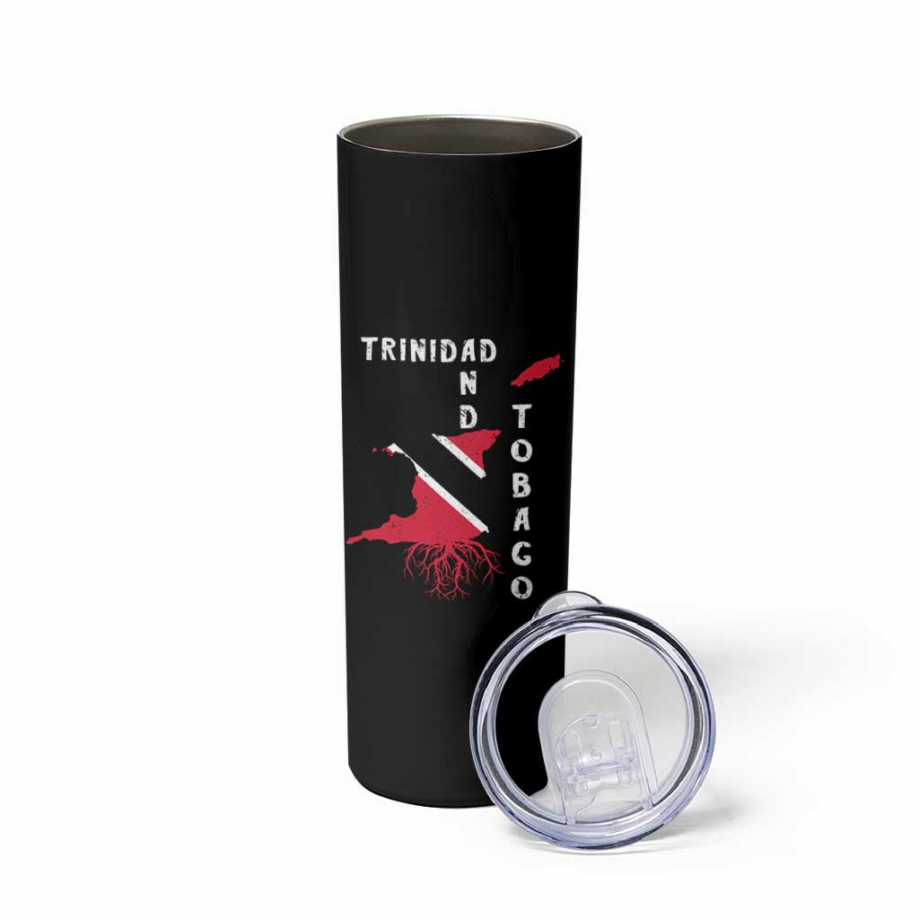 Trinidad and Tobago Flag Skinny Tumbler Trini Trinidadian Proud - Wonder Print Shop