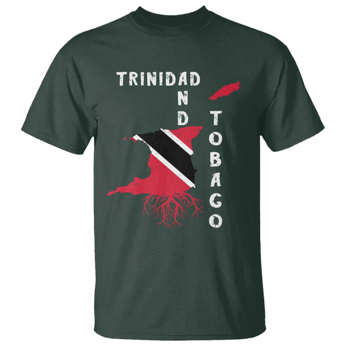 Trinidad and Tobago Flag T Shirt Trini Trinidadian Proud - Wonder Print Shop