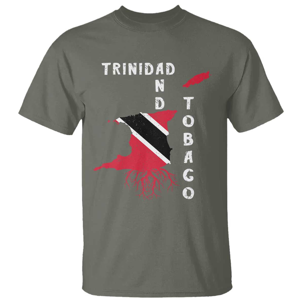 Trinidad and Tobago Flag T Shirt Trini Trinidadian Proud - Wonder Print Shop