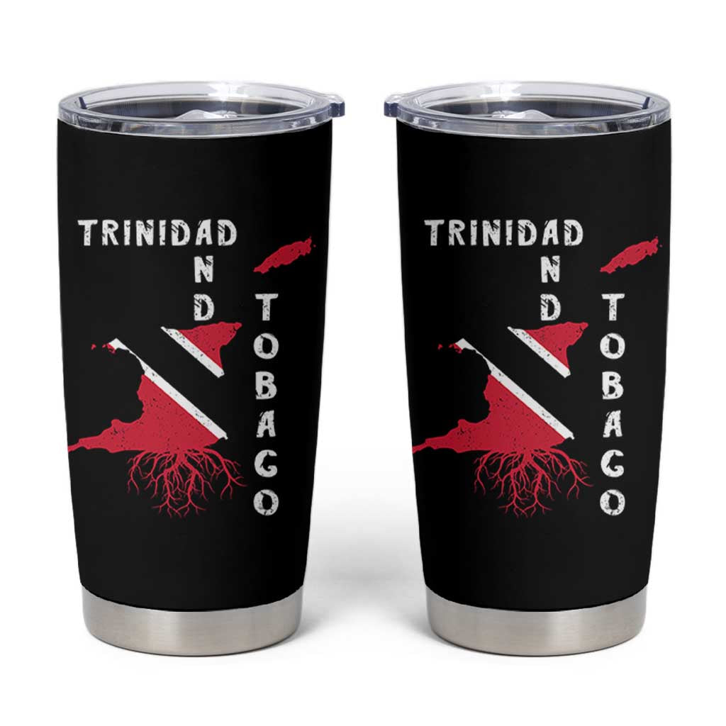 Trinidad and Tobago Flag Tumbler Cup Trini Trinidadian Proud - Wonder Print Shop