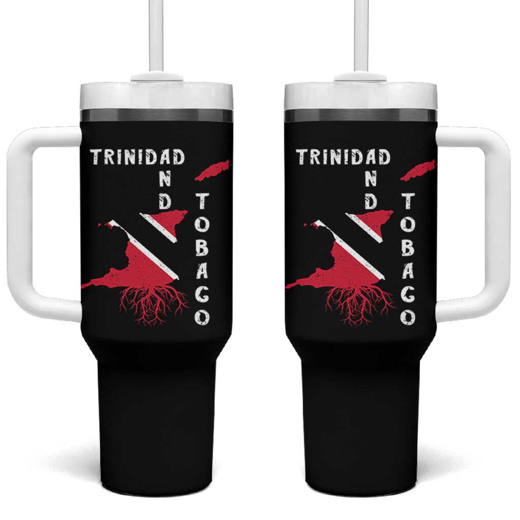 Trinidad and Tobago Flag Tumbler With Handle Trini Trinidadian Proud - Wonder Print Shop
