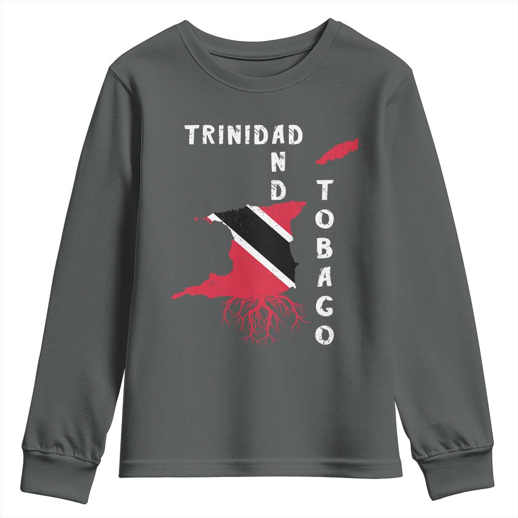 Trinidad and Tobago Flag Youth Sweatshirt Trini Trinidadian Proud - Wonder Print Shop
