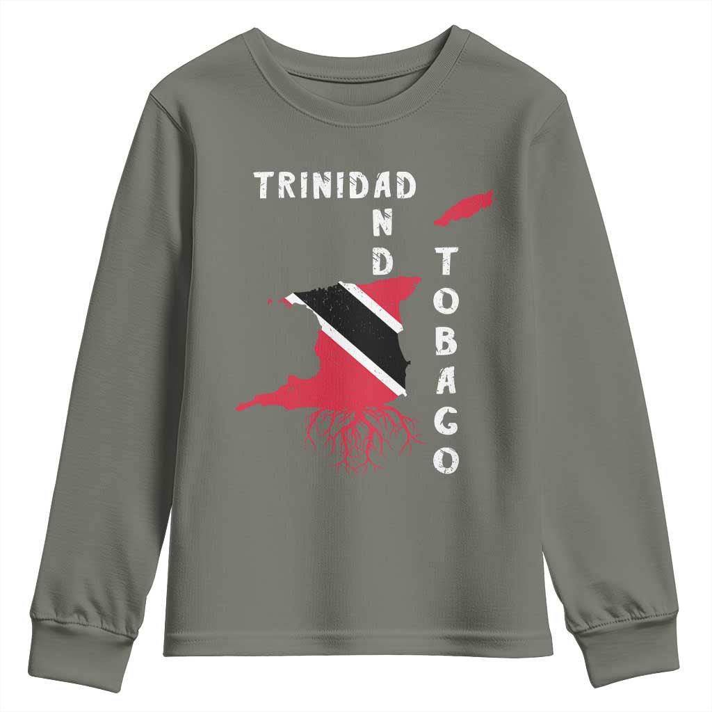 Trinidad and Tobago Flag Youth Sweatshirt Trini Trinidadian Proud - Wonder Print Shop