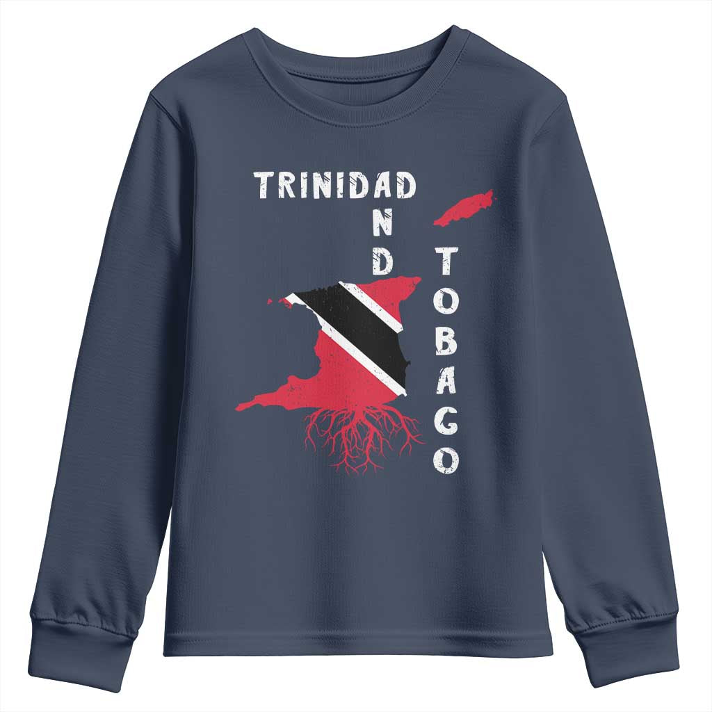 Trinidad and Tobago Flag Youth Sweatshirt Trini Trinidadian Proud - Wonder Print Shop