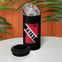 Trinidad and Tobago Flag 4 in 1 Can Cooler Tumbler Caribbean Souvenir - Wonder Print Shop