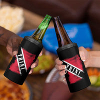 Trinidad and Tobago Flag 4 in 1 Can Cooler Tumbler Caribbean Souvenir - Wonder Print Shop