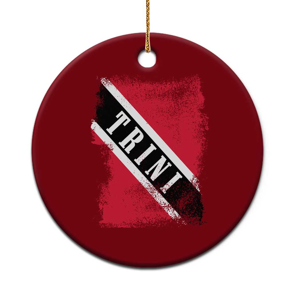 Trinidad and Tobago Flag Ceramic Ornament Caribbean Souvenir - Wonder Print Shop