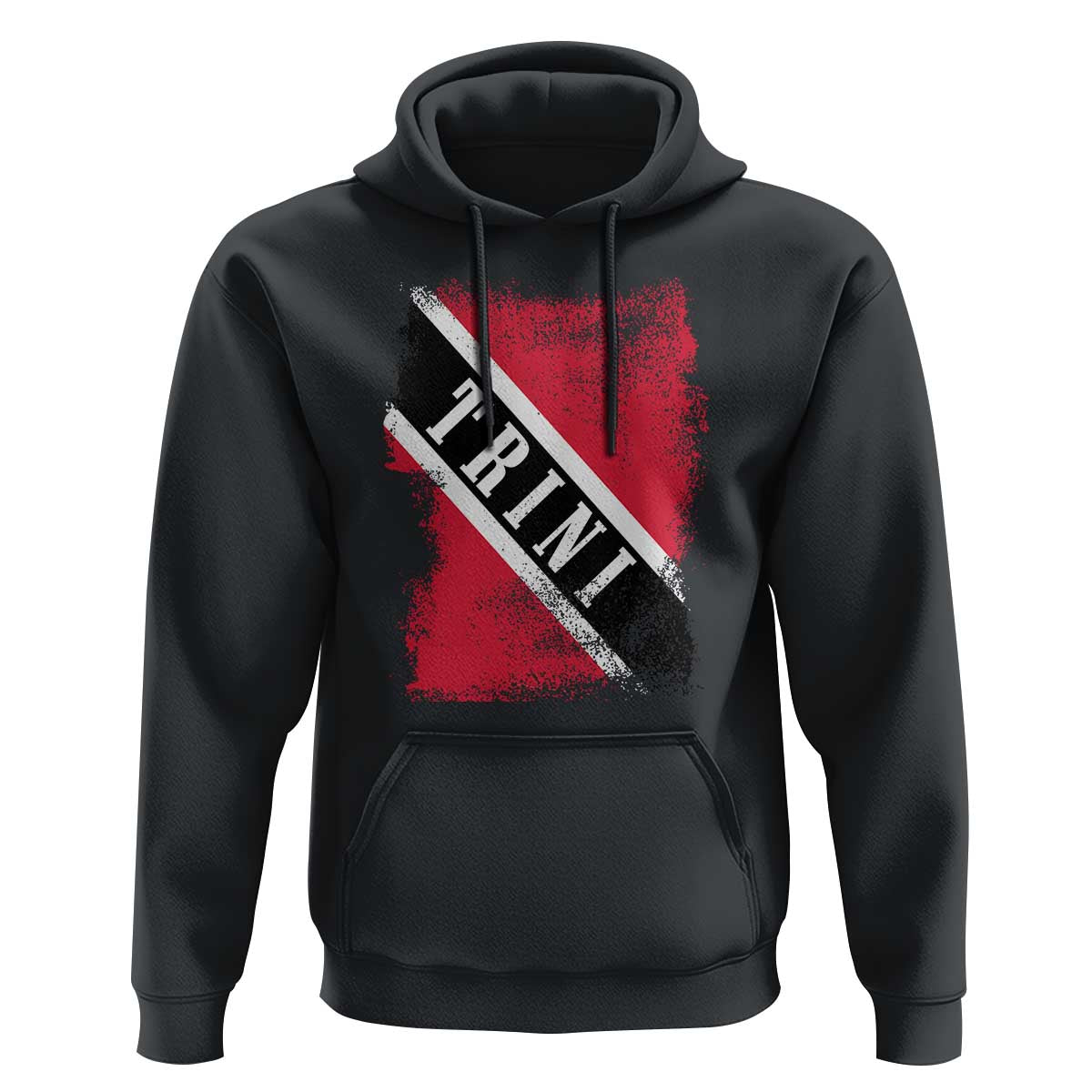 Trinidad and Tobago Flag Hoodie Caribbean Souvenir - Wonder Print Shop