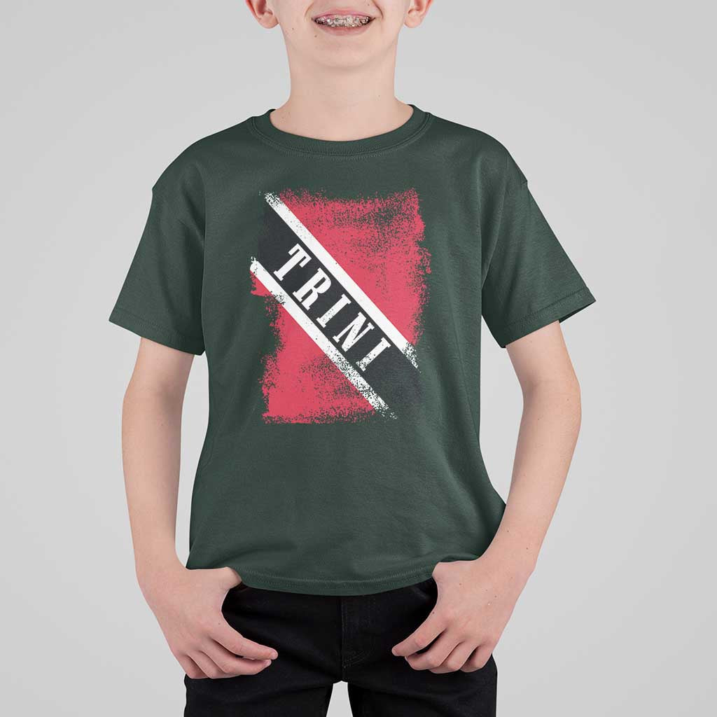 Trinidad and Tobago Flag T Shirt For Kid Caribbean Souvenir - Wonder Print Shop