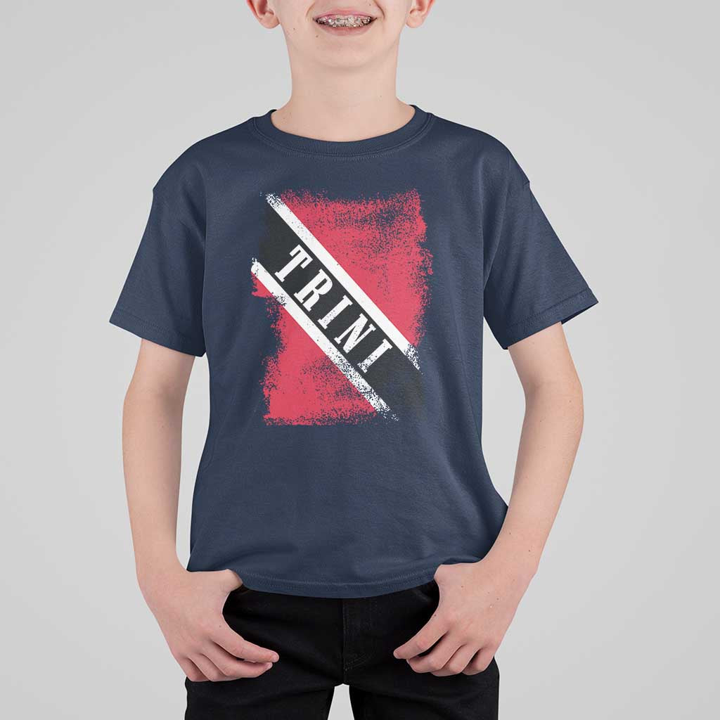 Trinidad and Tobago Flag T Shirt For Kid Caribbean Souvenir - Wonder Print Shop