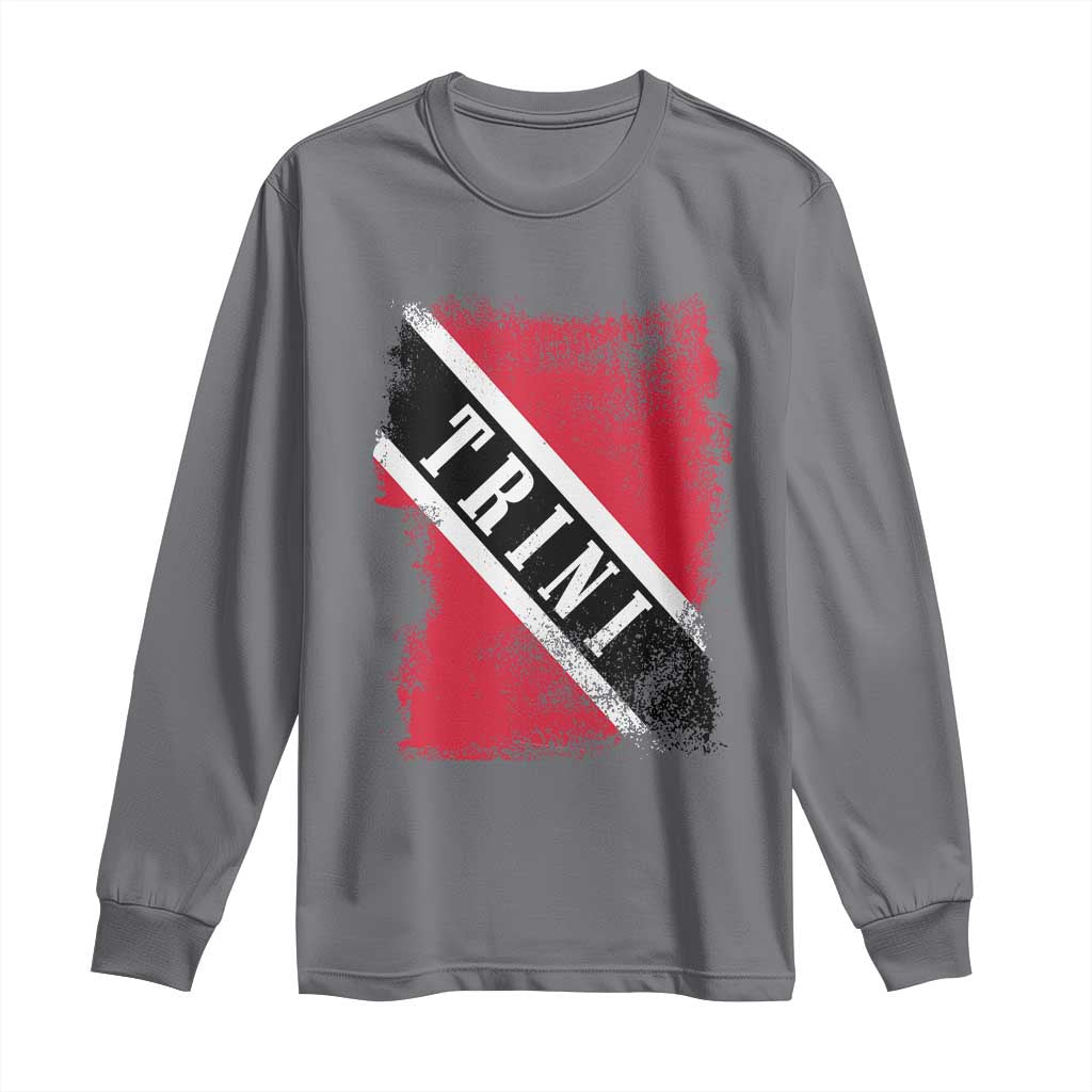 Trinidad and Tobago Flag Long Sleeve Shirt Caribbean Souvenir - Wonder Print Shop