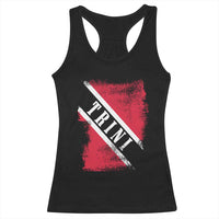 Trinidad and Tobago Flag Racerback Tank Top Caribbean Souvenir - Wonder Print Shop