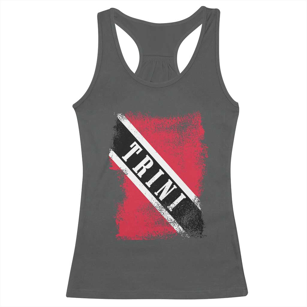 Trinidad and Tobago Flag Racerback Tank Top Caribbean Souvenir - Wonder Print Shop