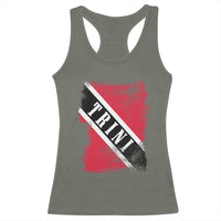 Trinidad and Tobago Flag Racerback Tank Top Caribbean Souvenir - Wonder Print Shop