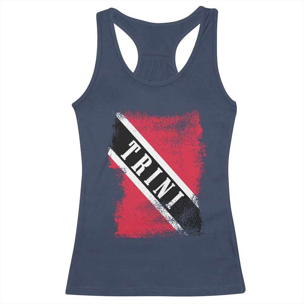 Trinidad and Tobago Flag Racerback Tank Top Caribbean Souvenir - Wonder Print Shop