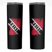 Trinidad and Tobago Flag Skinny Tumbler Caribbean Souvenir - Wonder Print Shop