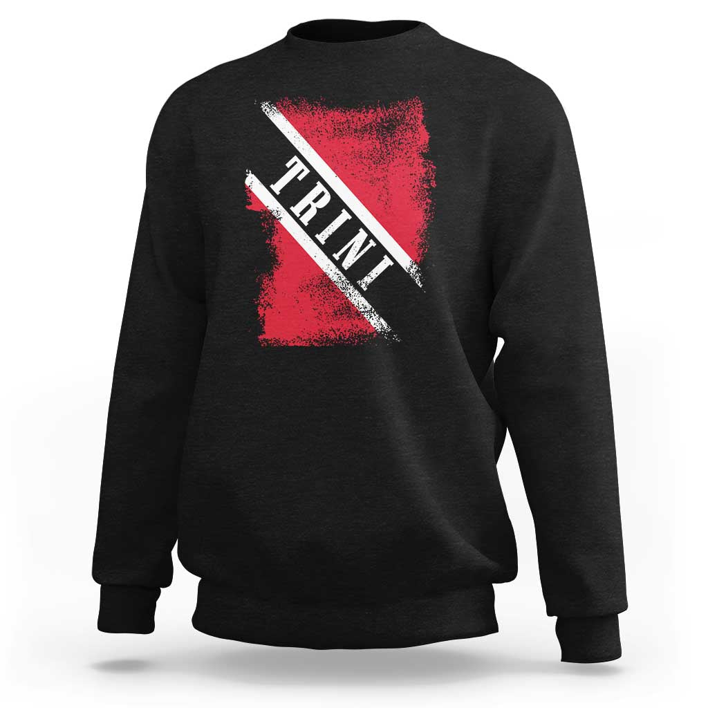 Trinidad and Tobago Flag Sweatshirt Caribbean Souvenir - Wonder Print Shop