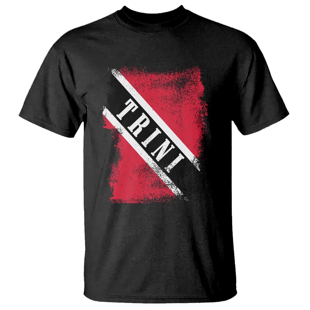 Trinidad and Tobago Flag T Shirt Caribbean Souvenir - Wonder Print Shop