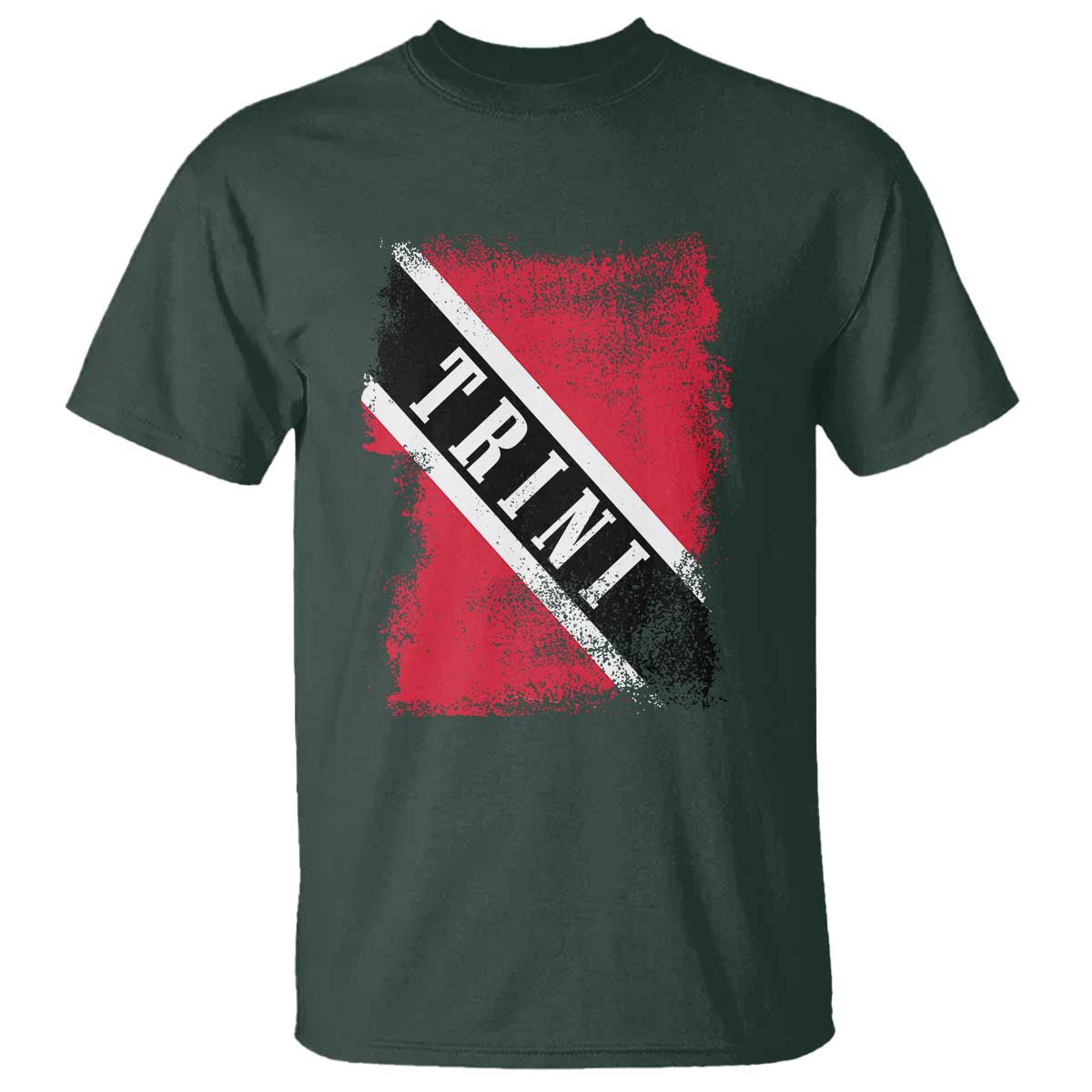 Trinidad and Tobago Flag T Shirt Caribbean Souvenir - Wonder Print Shop
