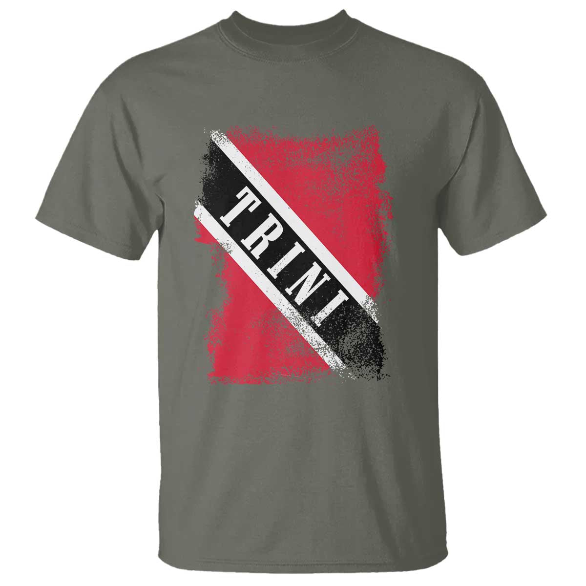Trinidad and Tobago Flag T Shirt Caribbean Souvenir - Wonder Print Shop