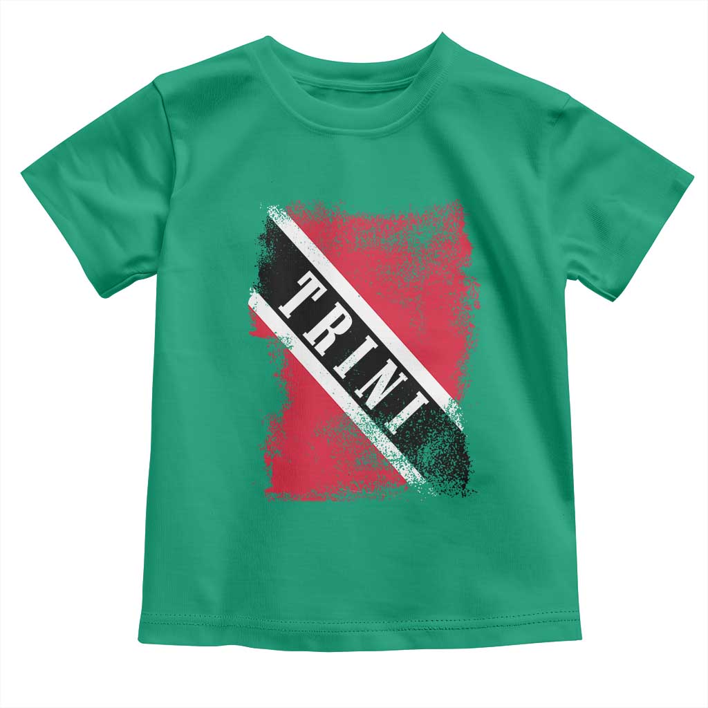 Trinidad and Tobago Flag Toddler T Shirt Caribbean Souvenir - Wonder Print Shop
