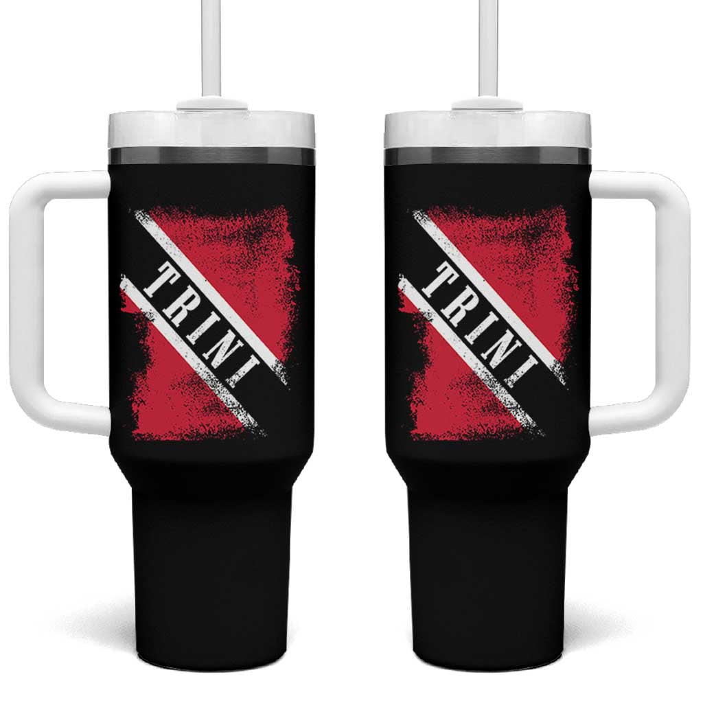 Trinidad and Tobago Flag Tumbler With Handle Caribbean Souvenir - Wonder Print Shop