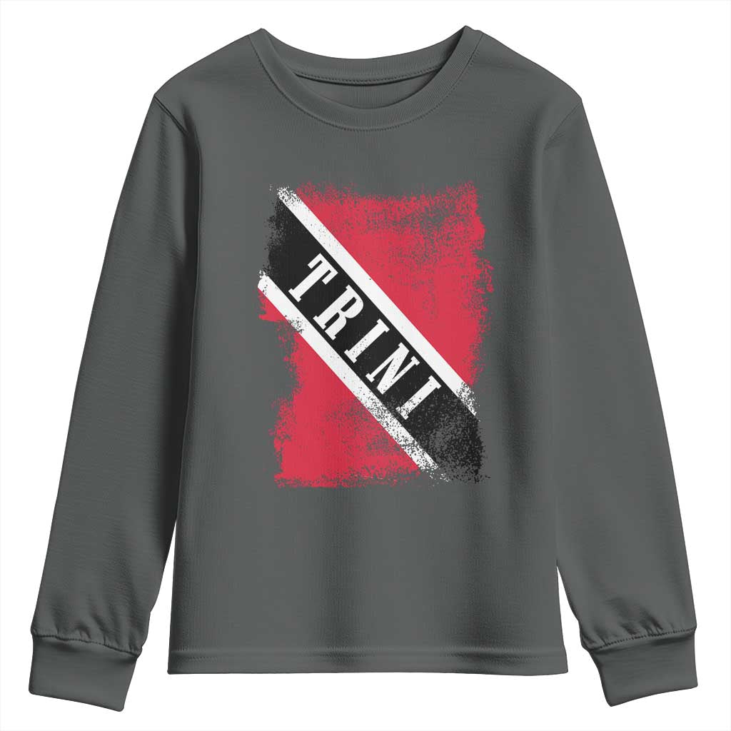 Trinidad and Tobago Flag Youth Sweatshirt Caribbean Souvenir - Wonder Print Shop
