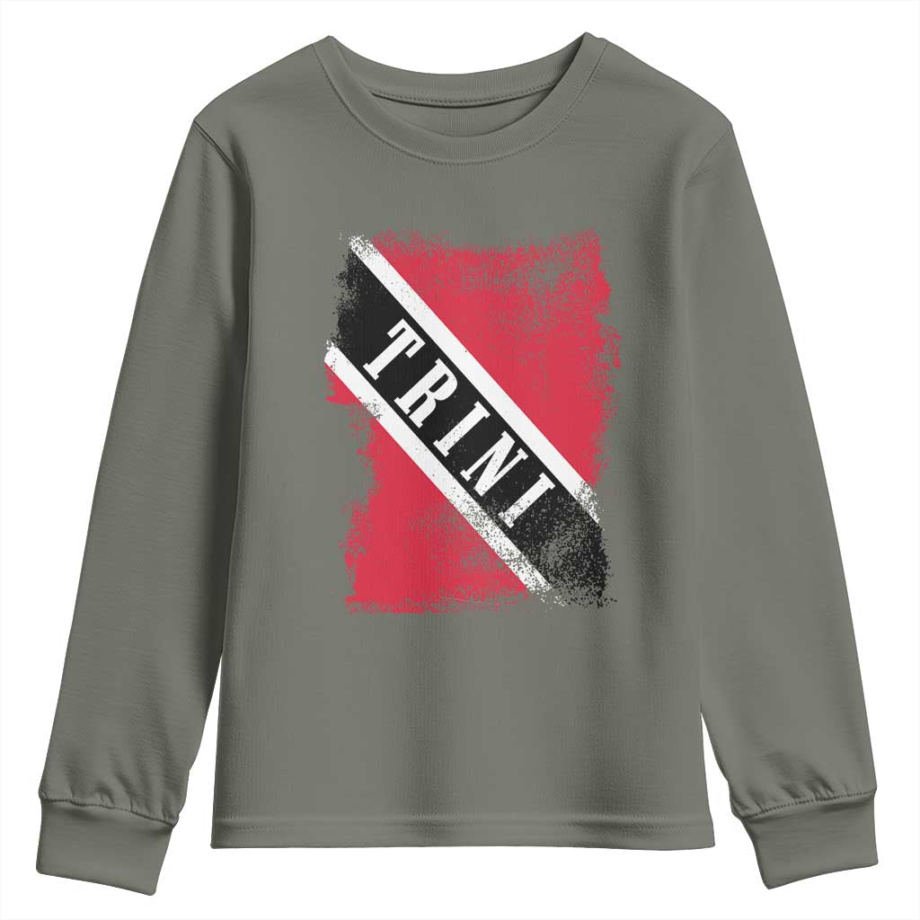 Trinidad and Tobago Flag Youth Sweatshirt Caribbean Souvenir - Wonder Print Shop