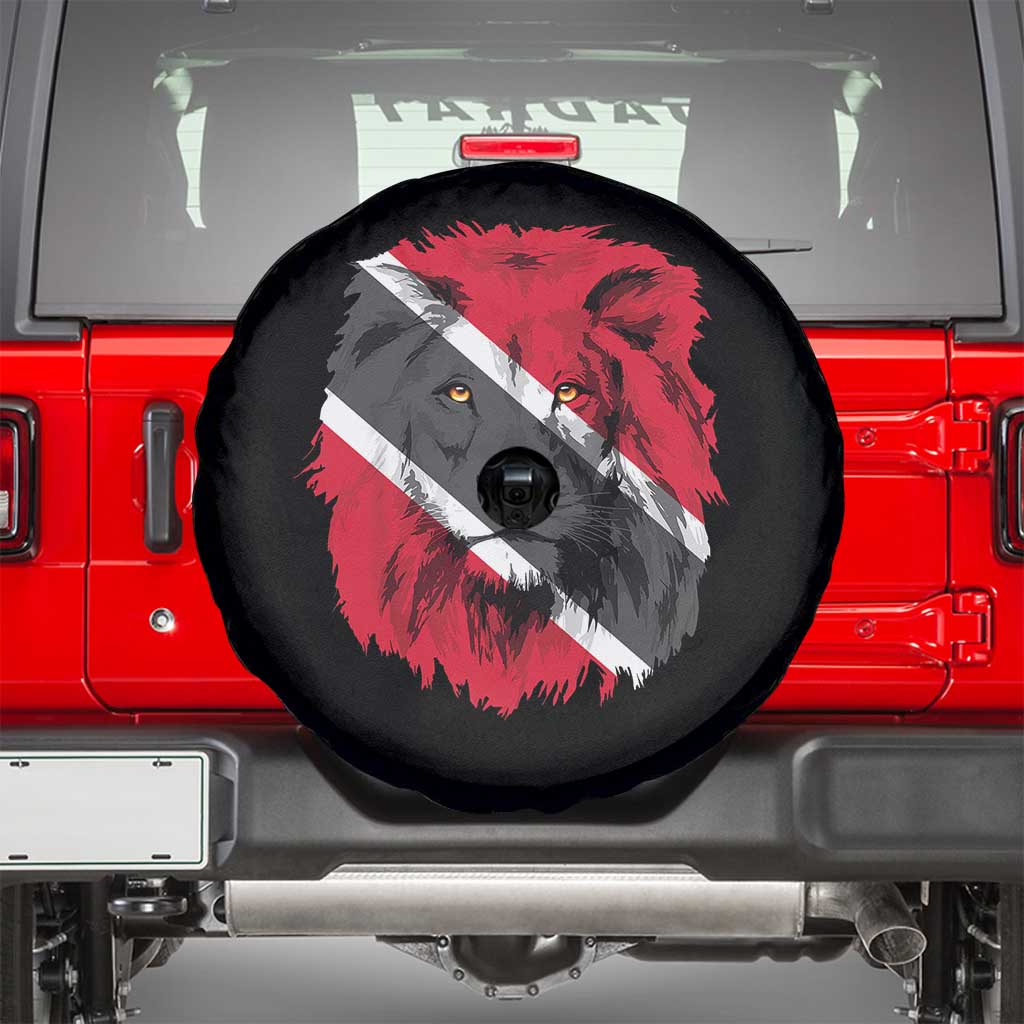 Trinidad and Tobago Flag Lion Spare Tire Cover Caribbean Souvenir - Wonder Print Shop