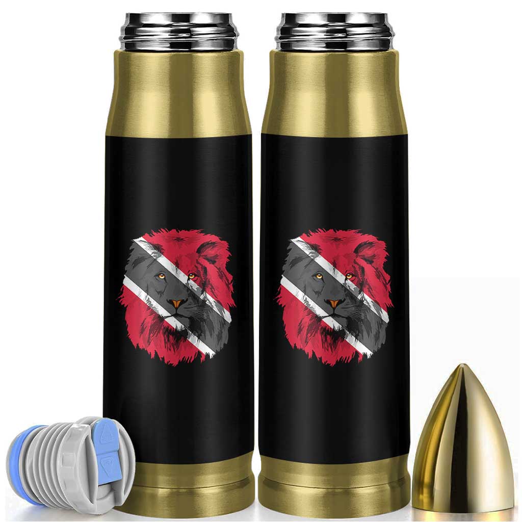 Trinidad and Tobago Flag Lion Bullet Tumbler Caribbean Souvenir - Wonder Print Shop