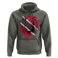 Trinidad and Tobago Flag Lion Hoodie Caribbean Souvenir - Wonder Print Shop