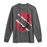 Trinidad and Tobago Flag Lion Long Sleeve Shirt Caribbean Souvenir - Wonder Print Shop