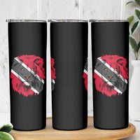 Trinidad and Tobago Flag Lion Skinny Tumbler Caribbean Souvenir - Wonder Print Shop