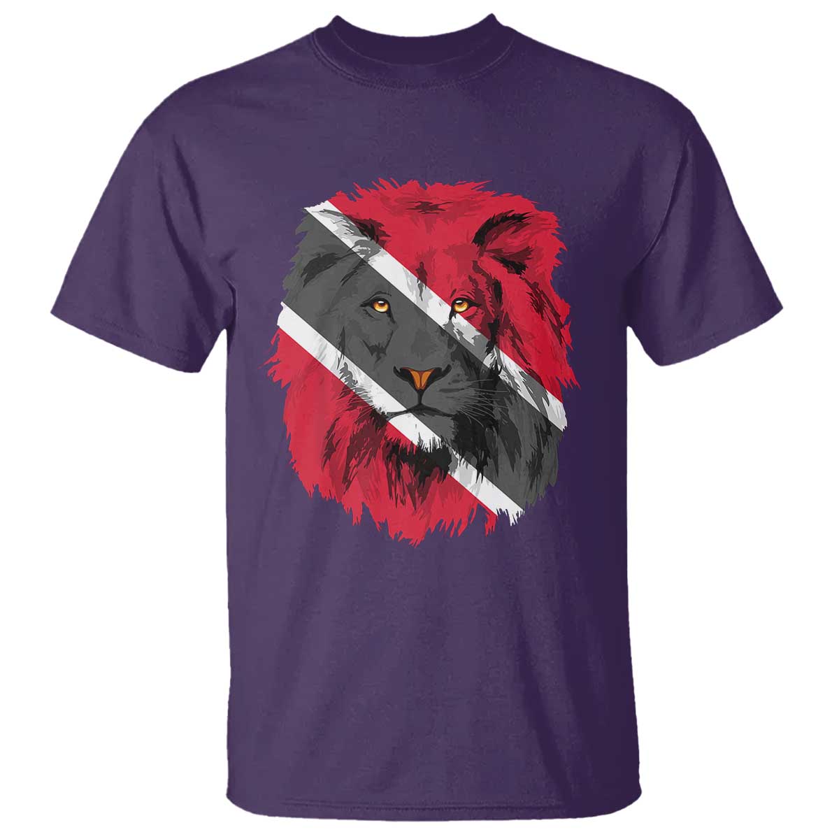 Trinidad and Tobago Flag Lion T Shirt Caribbean Souvenir - Wonder Print Shop