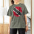 Trinidad and Tobago Flag Lion T Shirt For Women Caribbean Souvenir - Wonder Print Shop