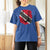 Trinidad and Tobago Flag Lion T Shirt For Women Caribbean Souvenir - Wonder Print Shop