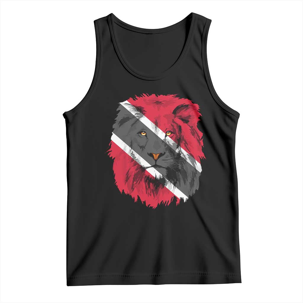 Trinidad and Tobago Flag Lion Tank Top Caribbean Souvenir - Wonder Print Shop