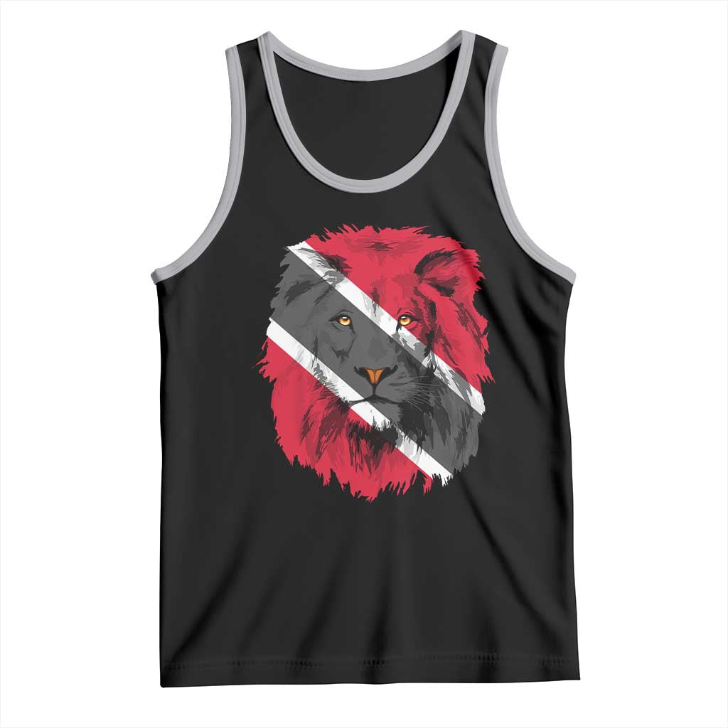 Trinidad and Tobago Flag Lion Tank Top Caribbean Souvenir - Wonder Print Shop