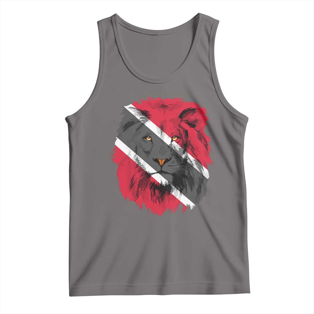 Trinidad and Tobago Flag Lion Tank Top Caribbean Souvenir - Wonder Print Shop