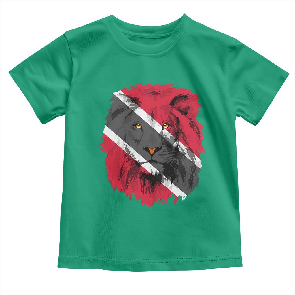 Trinidad and Tobago Flag Lion Toddler T Shirt Caribbean Souvenir - Wonder Print Shop