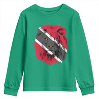 Trinidad and Tobago Flag Lion Youth Sweatshirt Caribbean Souvenir - Wonder Print Shop