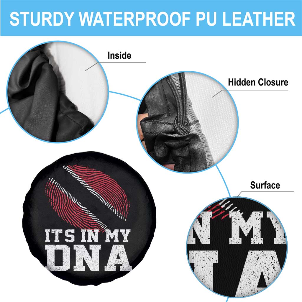 Trinidad and Tobago In My DNA Spare Tire Cover Trini Trinidadian Proud - Wonder Print Shop