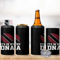 Trinidad and Tobago In My DNA 4 in 1 Can Cooler Tumbler Trini Trinidadian Proud - Wonder Print Shop