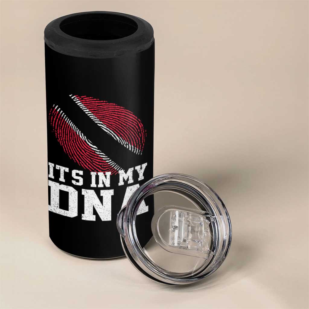 Trinidad and Tobago In My DNA 4 in 1 Can Cooler Tumbler Trini Trinidadian Proud - Wonder Print Shop